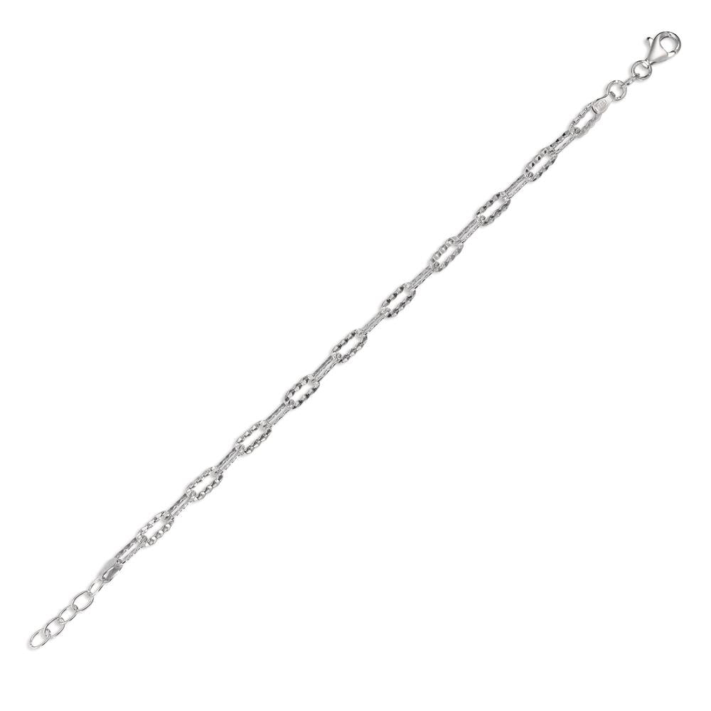 Bracciale Argento rodiato 17.5-19.5 cm