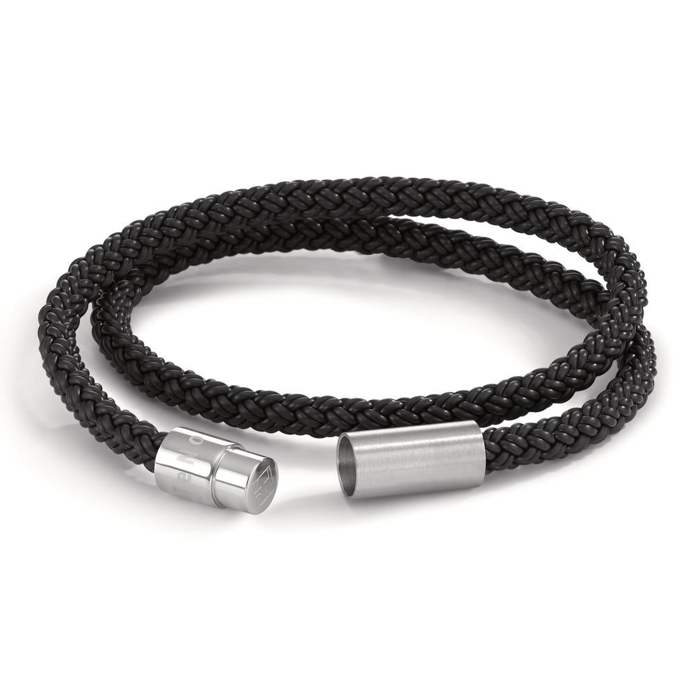 Bracciale Acciaio inossidabile, Gomma 19 cm