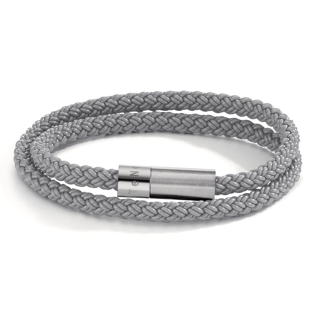 Bracciale Acciaio inossidabile, Gomma 21 cm