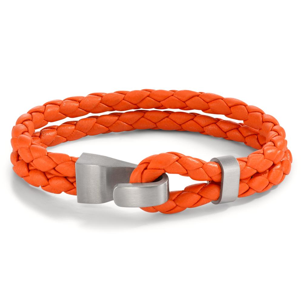 Bracciale Pelle, Acciaio inossidabile 23 cm