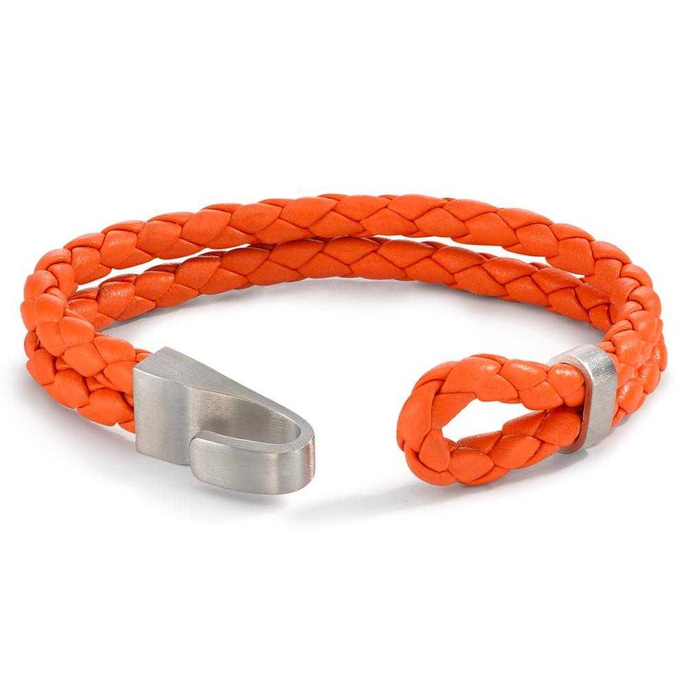 Bracciale Pelle, Acciaio inossidabile 23 cm