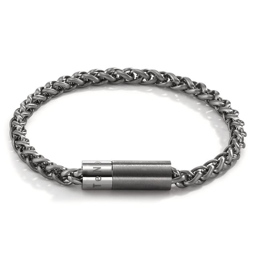 Bracciale Acciaio inossidabile grigio rivestimento IP 19 cm