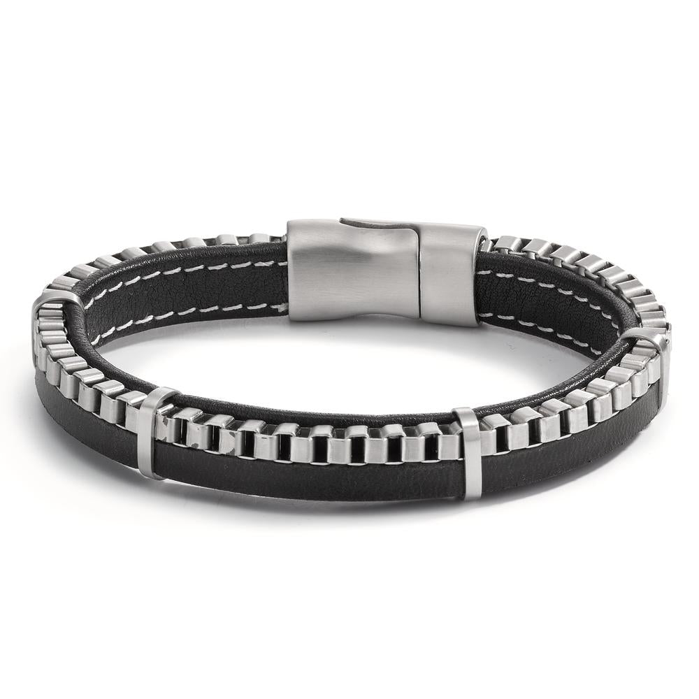 Bracciale Pelle, Acciaio inossidabile 20.5 cm