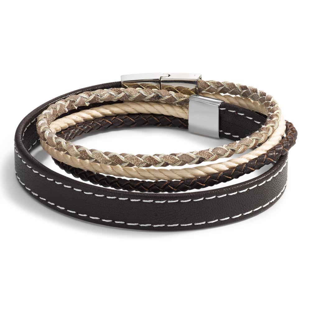 Bracciale Pelle, Acciaio inossidabile 20 cm