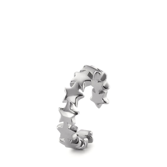 Clip per orecchio Argento rodiato Stella Ø13.5 mm