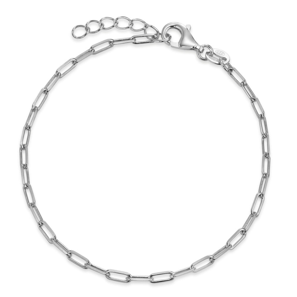 Bracciale Argento rodiato 16-19 cm