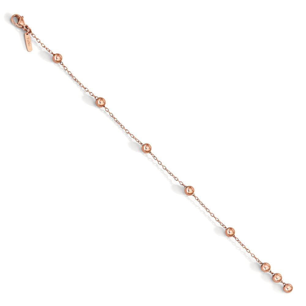 Bracciale Acciaio inossidabile rosa rivestimento IP 16.5-18 cm