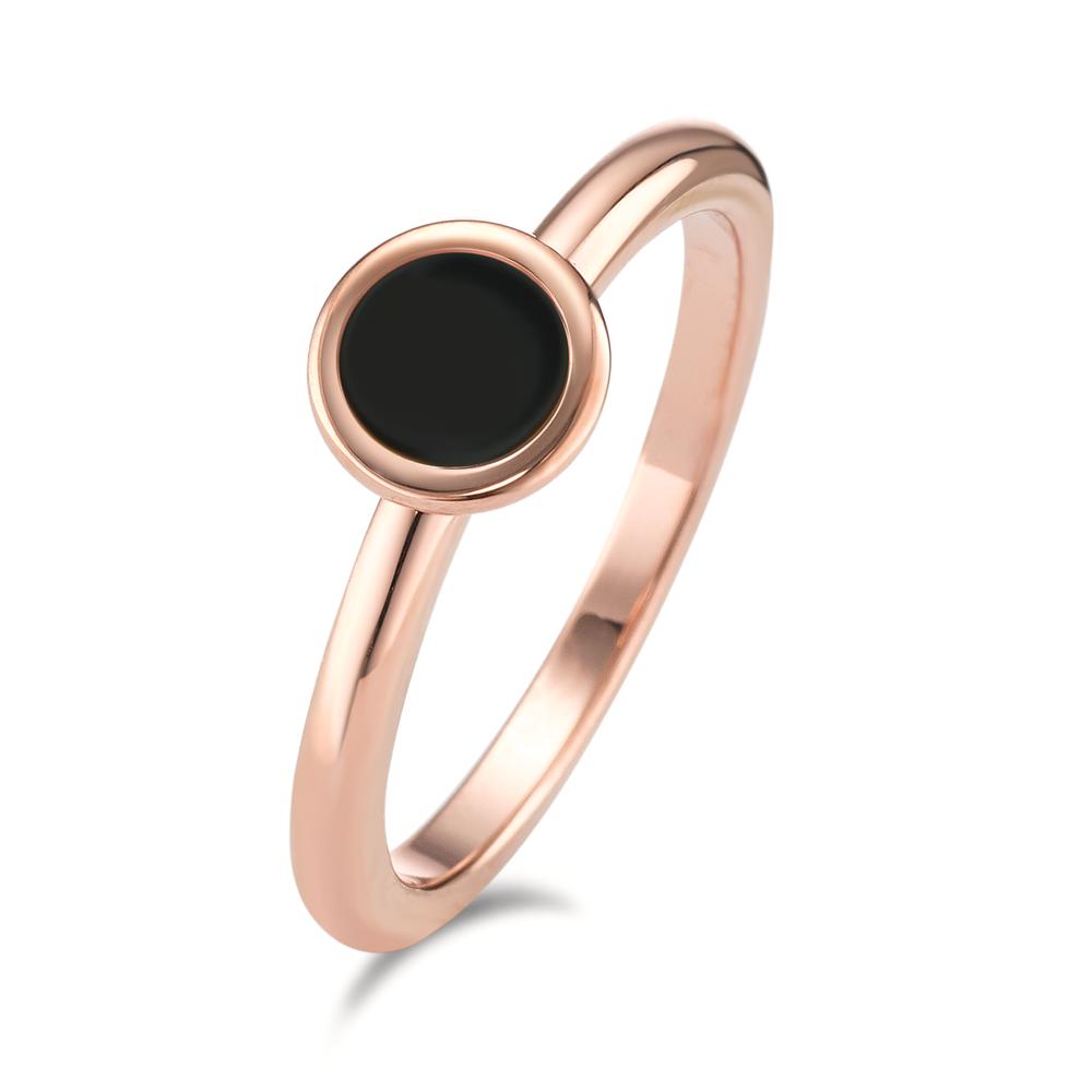 Anello Acciaio inossidabile rosa rivestimento IP Ø7 mm