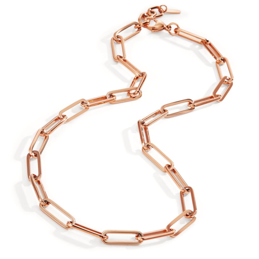 Collana Acciaio inossidabile rosa rivestimento IP 45-48 cm