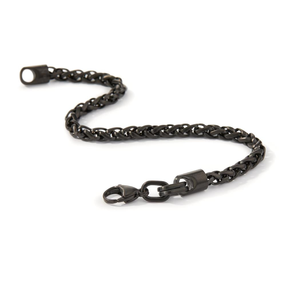 Bracciale Acciaio inossidabile nero rivestimento IP 21 cm Ø4.5 mm