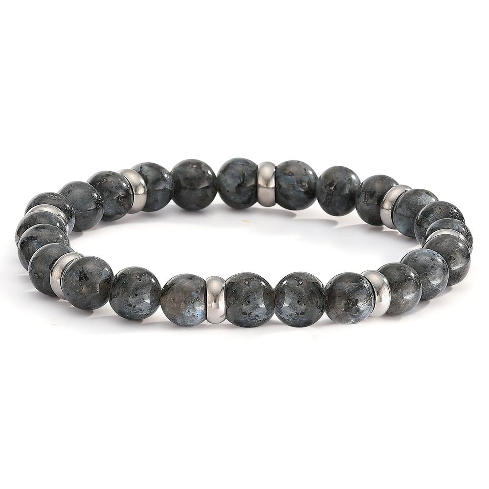 Bracciale Acciaio inossidabile Labradorite 21 cm Ø8.5 mm