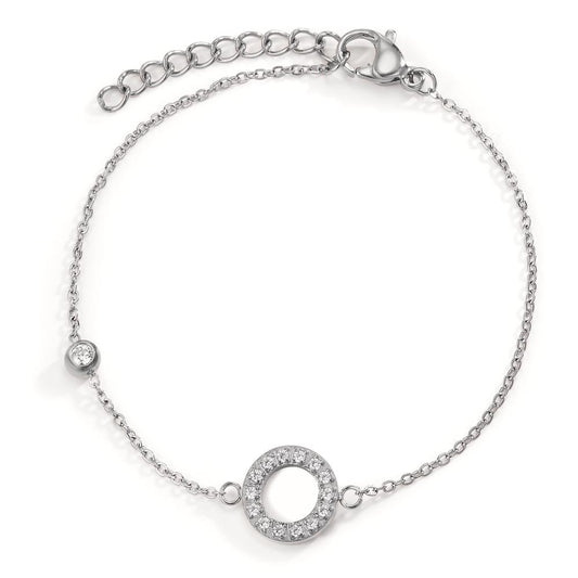 Bracciale Acciaio inossidabile Zirconia 16-19 cm