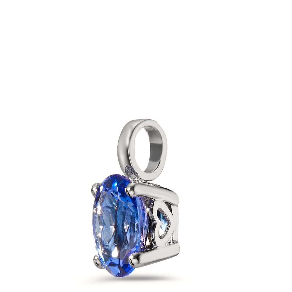 Ciondolo Oro bianco 750/18 carati Tanzanite