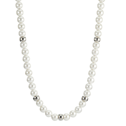 Collana Acciaio inossidabile Perla di conchiglia 42-45 cm