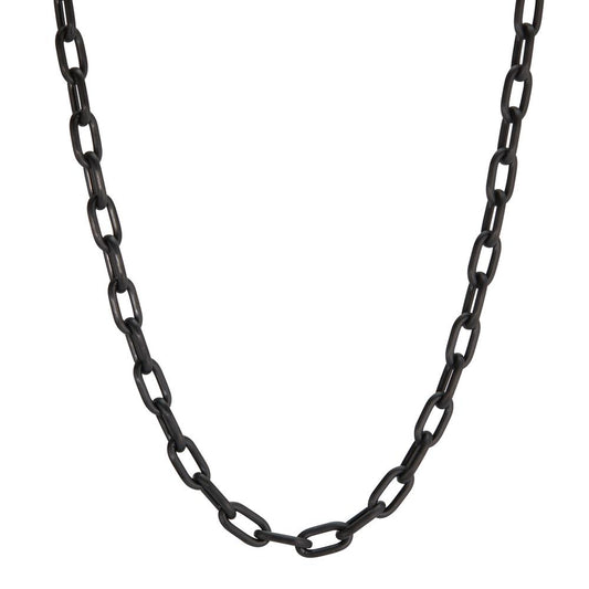 Collana Acciaio inossidabile nero rivestimento IP 45 cm