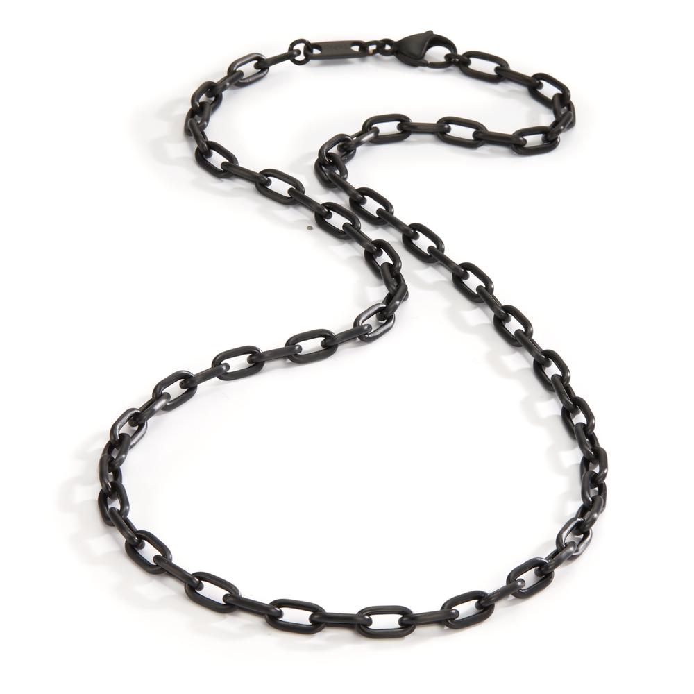 Collana Acciaio inossidabile nero rivestimento IP 45 cm