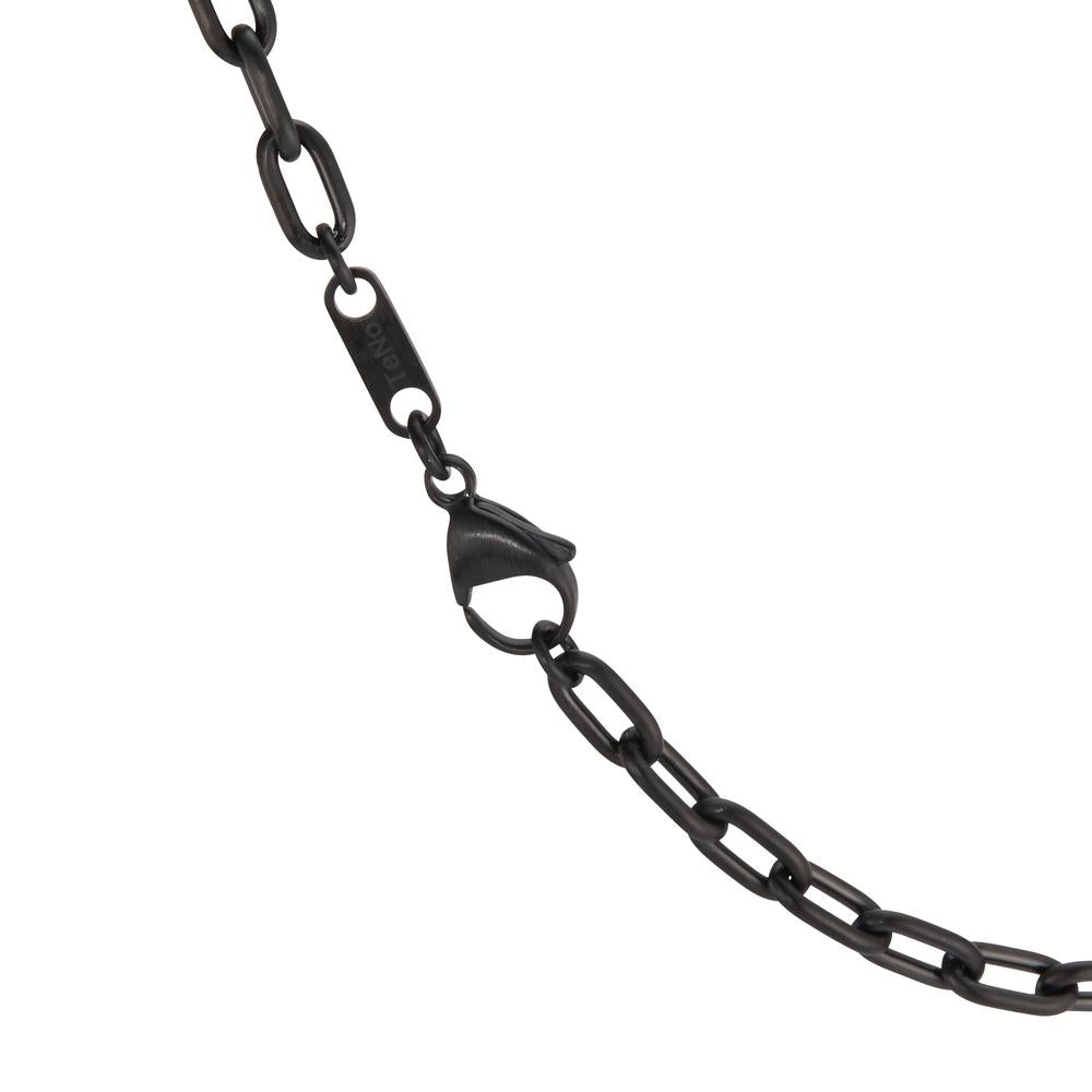 Collana Acciaio inossidabile nero rivestimento IP 55 cm