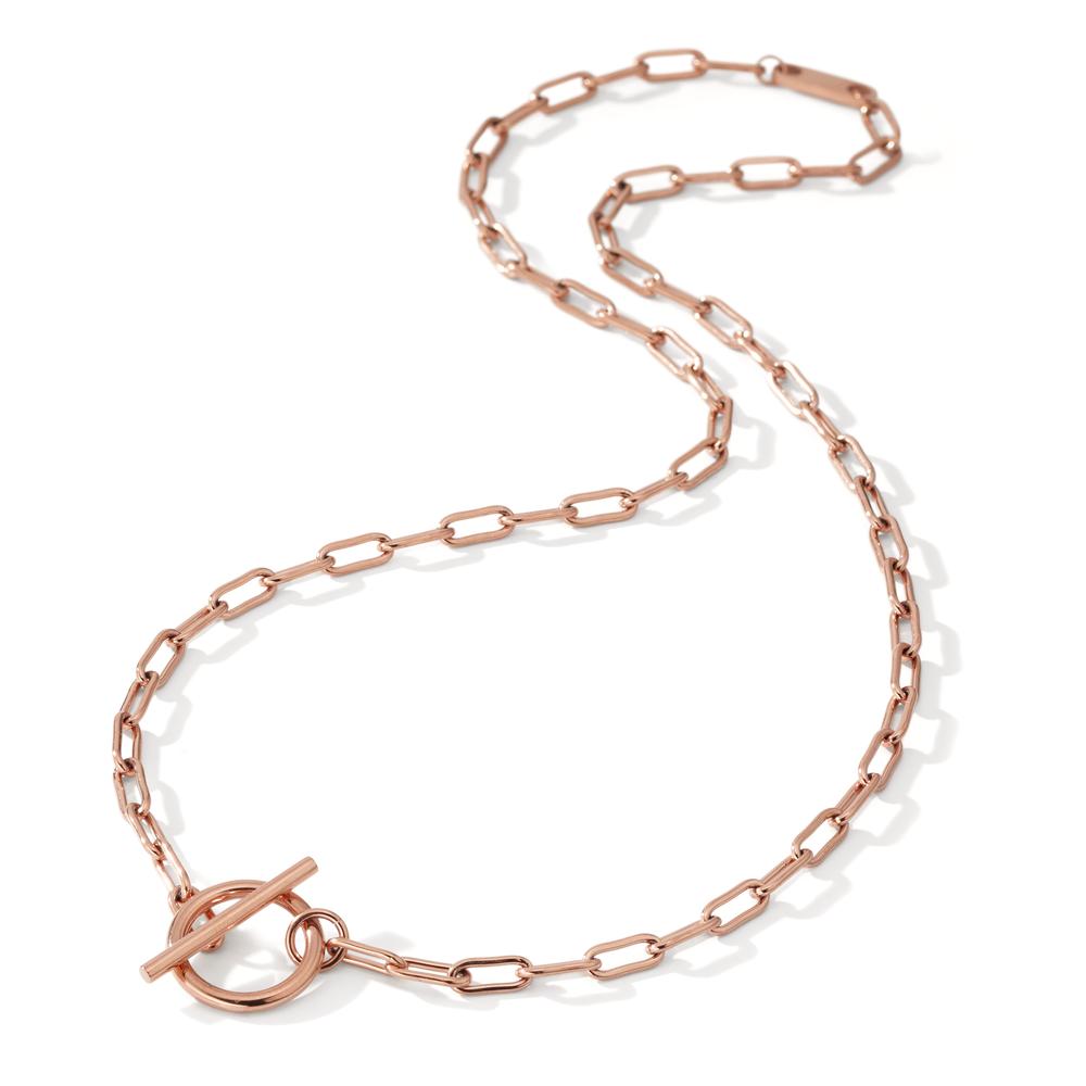 Collana Acciaio inossidabile rosa rivestimento IP 44 cm