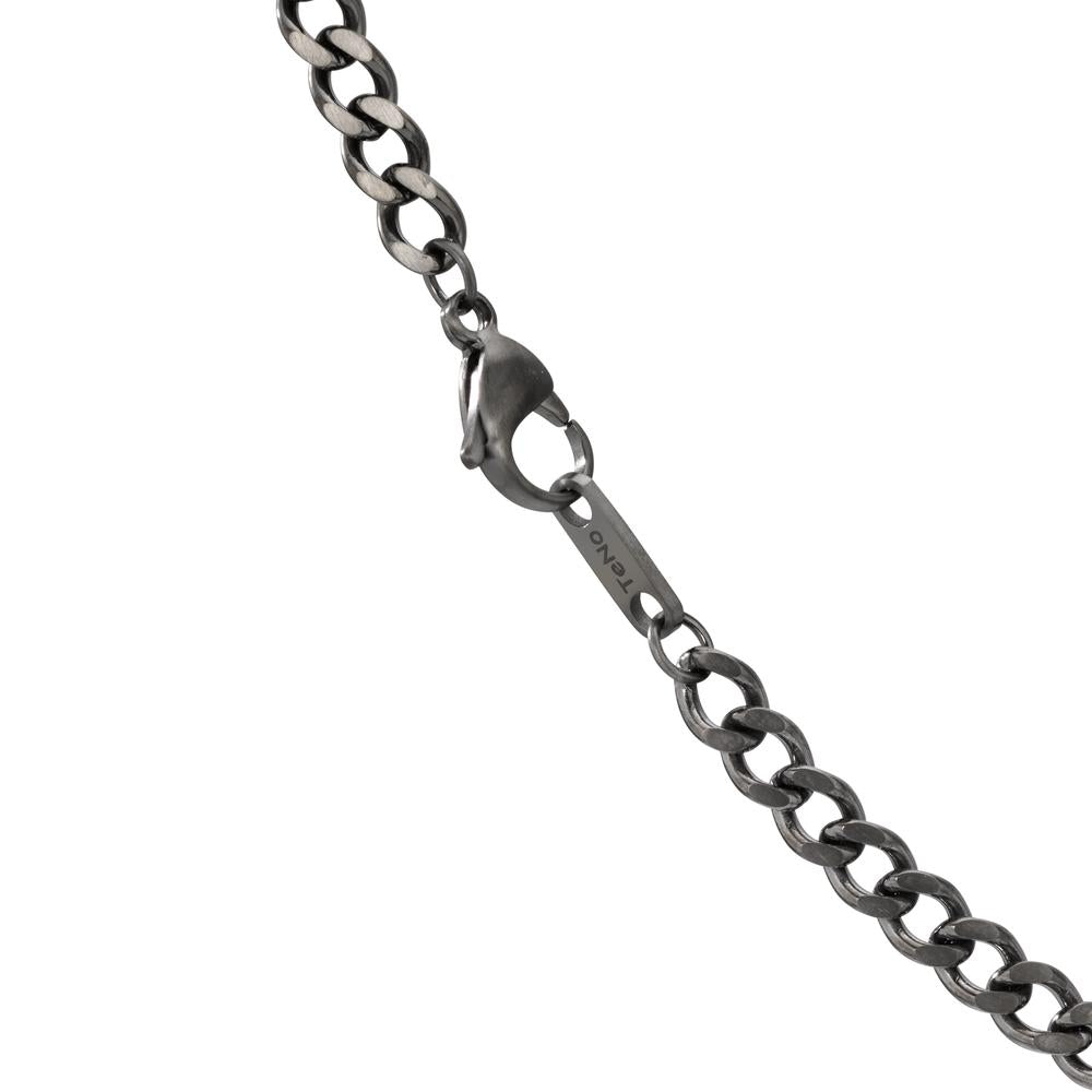 Collana Acciaio inossidabile grigio rivestimento IP 50-51 cm