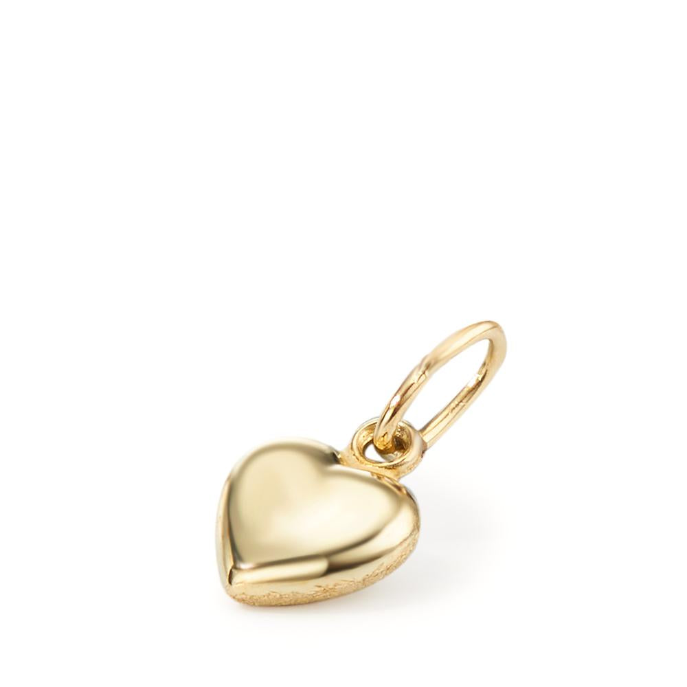 Ciondolo Oro giallo 585/14 kt Cuore Ø6 mm