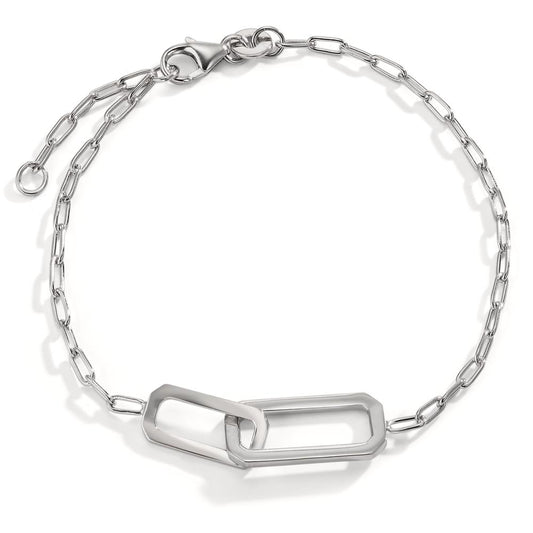 Bracciale Argento rodiato 16.5-18.5 cm