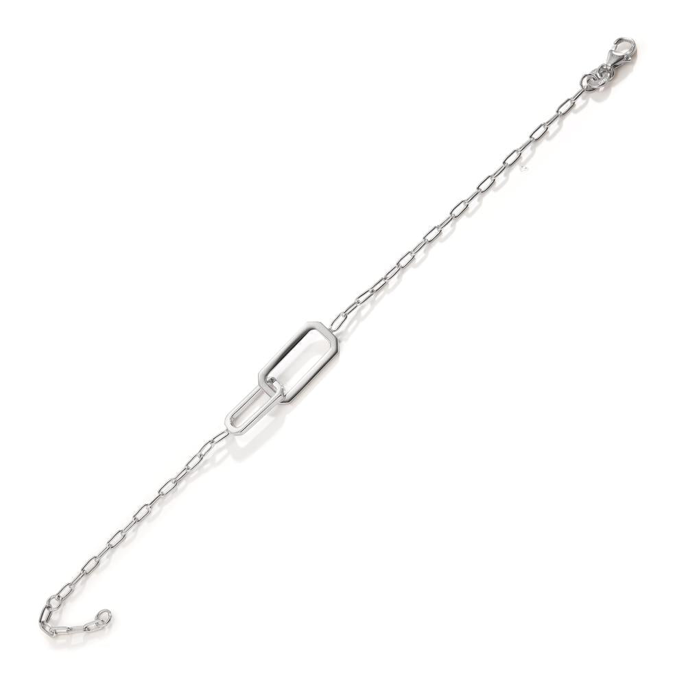 Bracciale Argento rodiato 16.5-18.5 cm