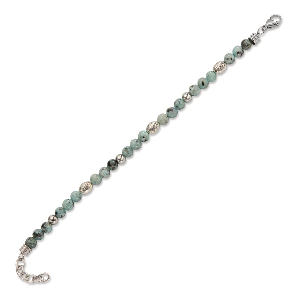 Bracciale Acciaio inossidabile Agata 20-22 cm Ø6.5 mm