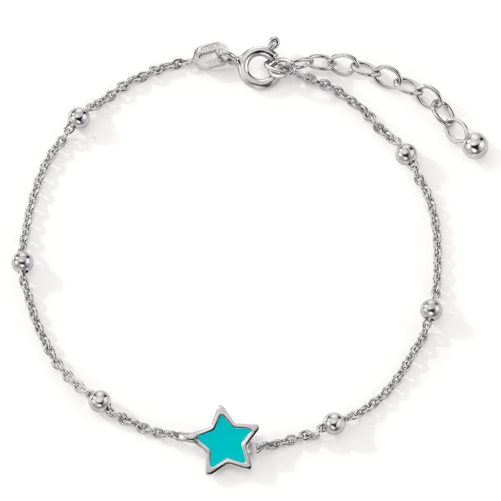 Bracciale Argento rodiato Stella 16-18 cm