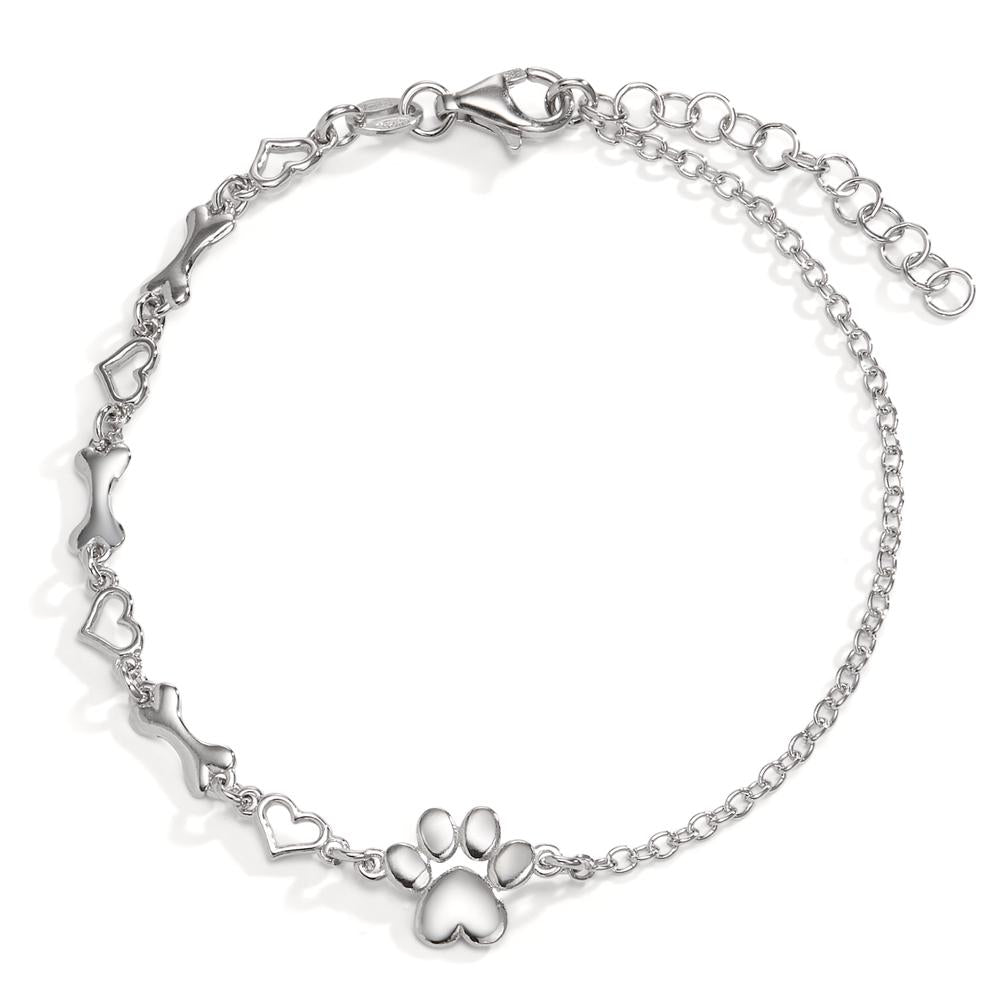 Bracciale Argento rodiato Zampa 17-20 cm