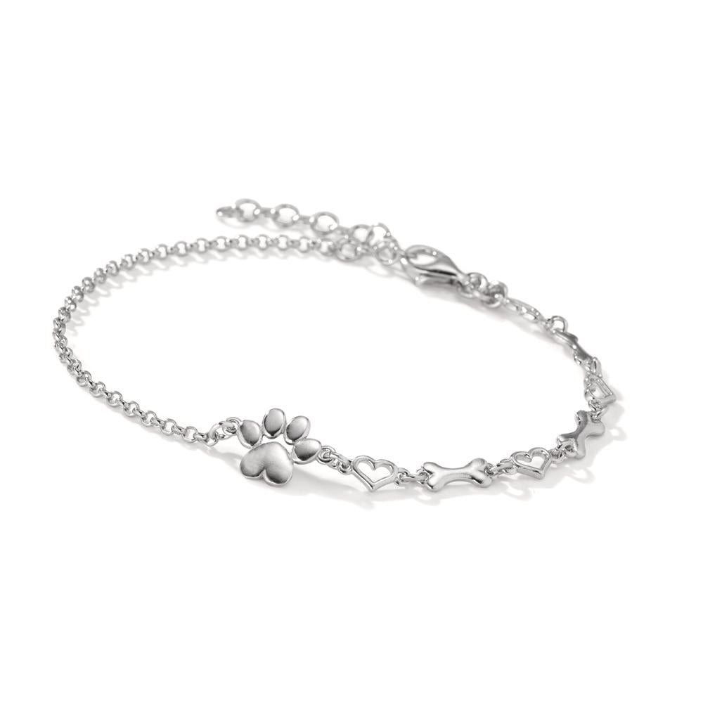 Bracciale Argento rodiato Zampa 17-20 cm