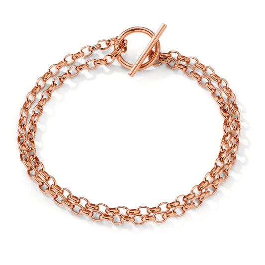 Bracciale Acciaio inossidabile rosa rivestimento IP 20 cm