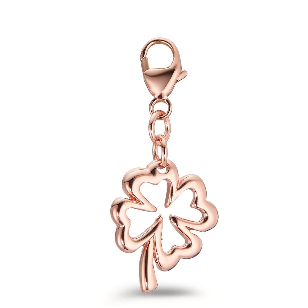 Charms ciondoli Argento rosa dorato Trifoglio