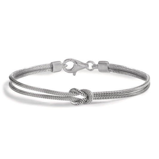 Bracciale Argento rodiato Nodo 19 cm