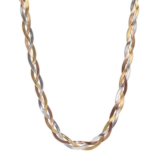 Collana Acciaio inossidabile tricolore 42-47 cm