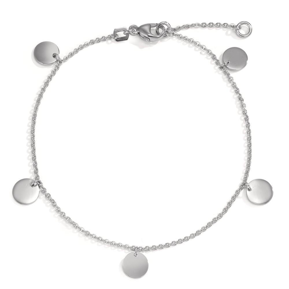 Bracciale Argento rodiato 17-19 cm