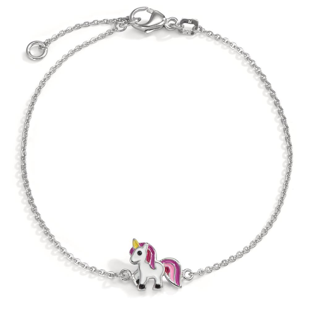 Bracciale Argento rodiato Unicorno 15-17 cm