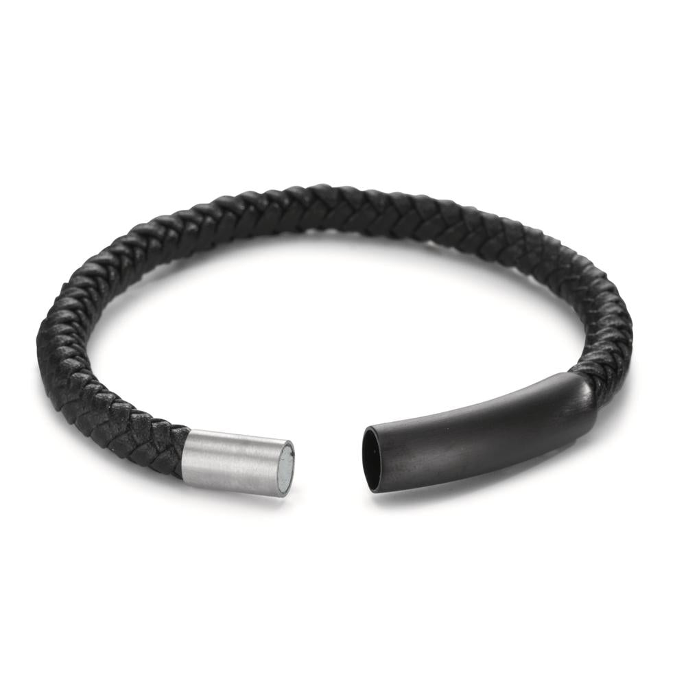 Bracciale Acciaio inossidabile nero rivestimento IP 19.5 cm Ø6.5 mm