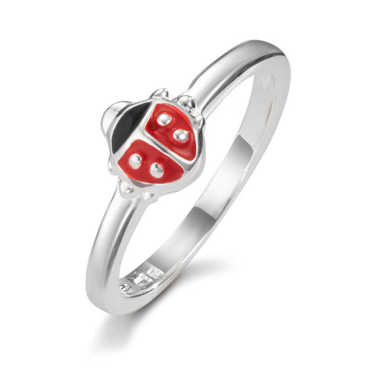 Anello Argento laccato Coccinella