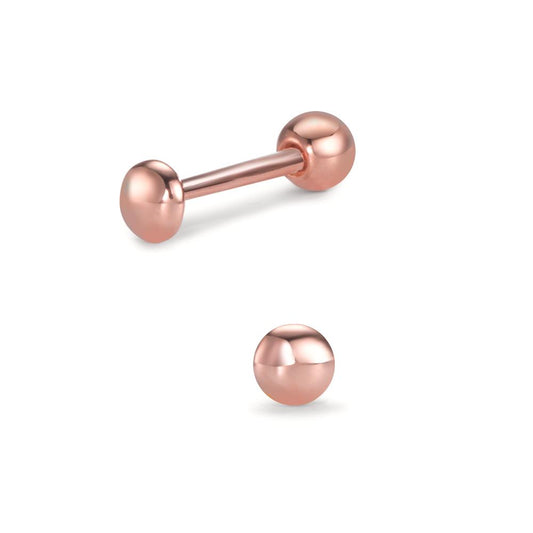 Piercing Argento rosa dorato Ø3 mm