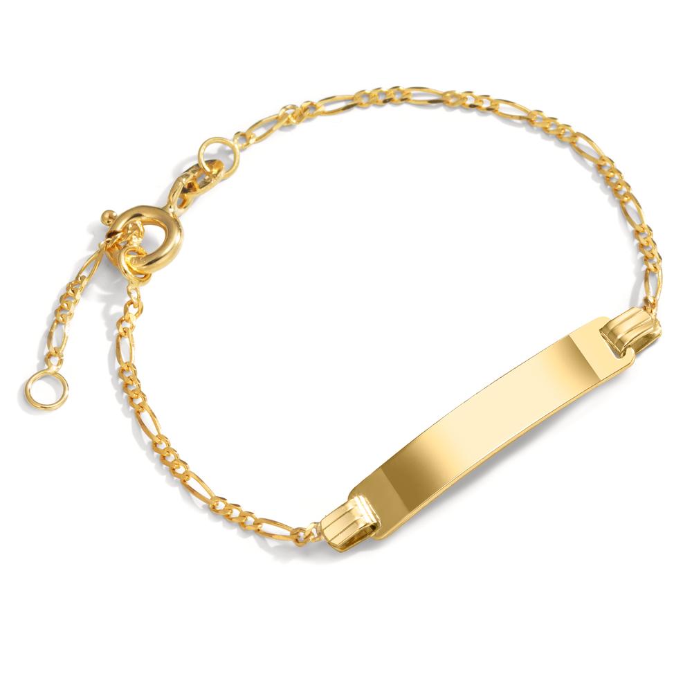 Bracciale con incisione Oro giallo 585/14 kt 12-14 cm