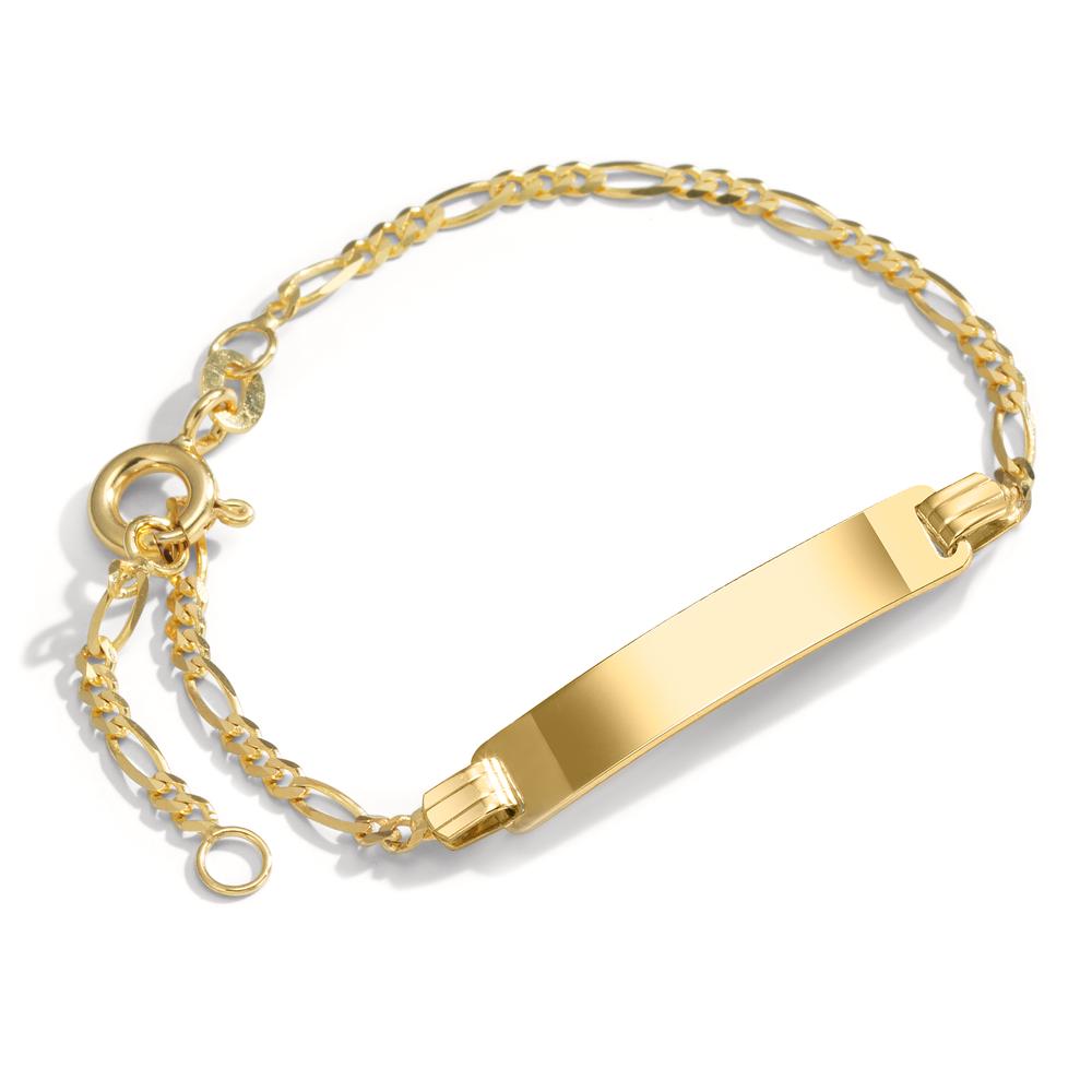 Bracciale con incisione Oro giallo 585/14 kt 12-14 cm