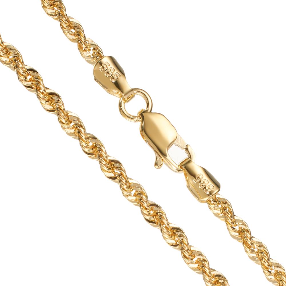 Collana Oro giallo 585/14 kt 45 cm Ø2 mm