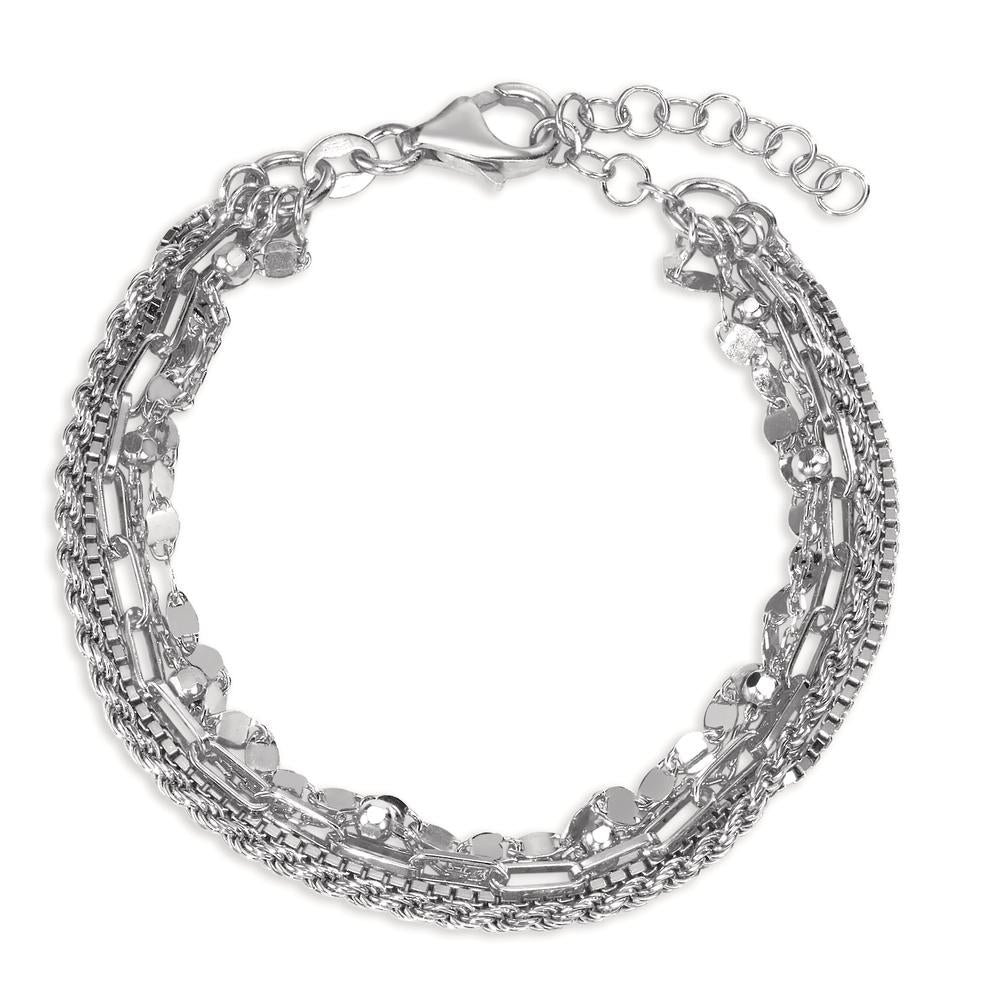 Bracciale Argento rodiato 15.5-18.5 cm