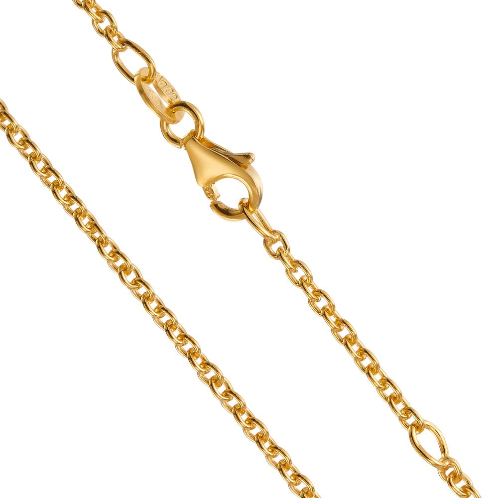 Catena Argento giallo dorato 36-38 cm