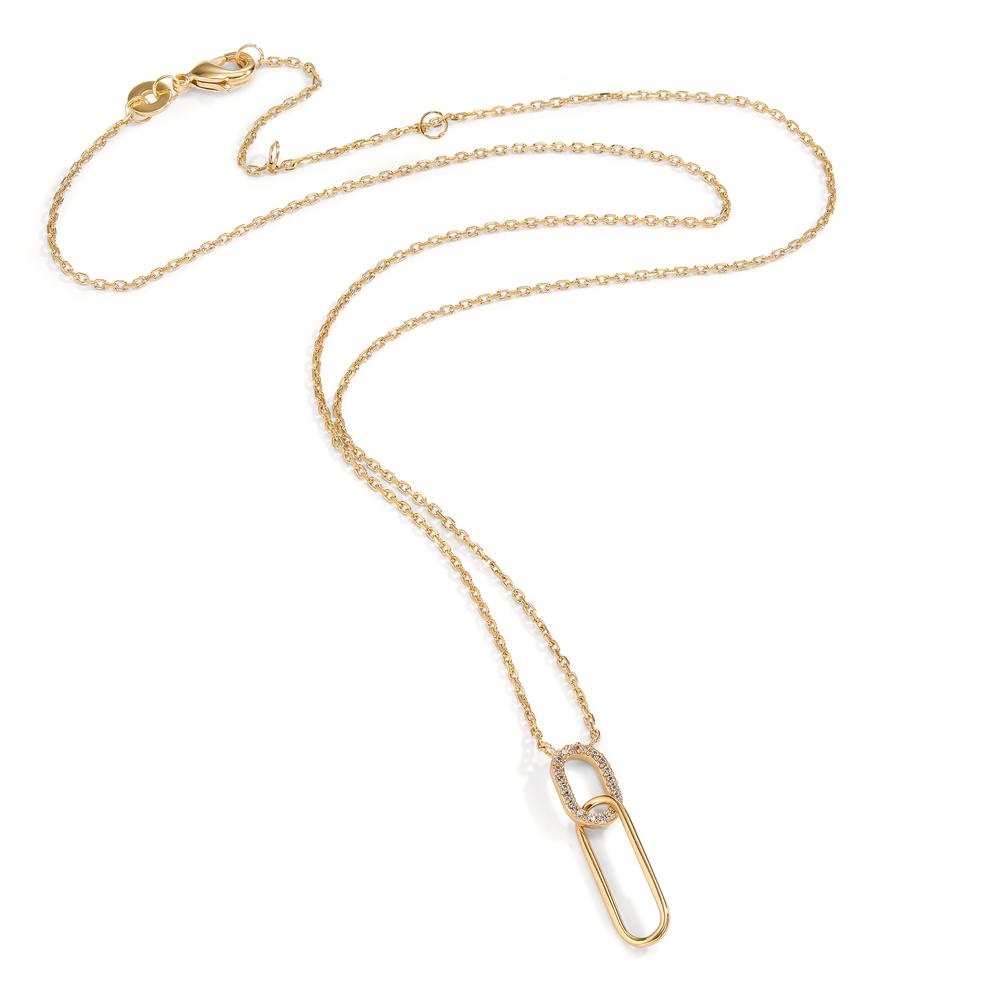 Collana Bronzo Zirconia 40-45 cm