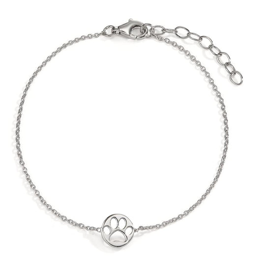 Bracciale Argento rodiato Zampa 18-21 cm