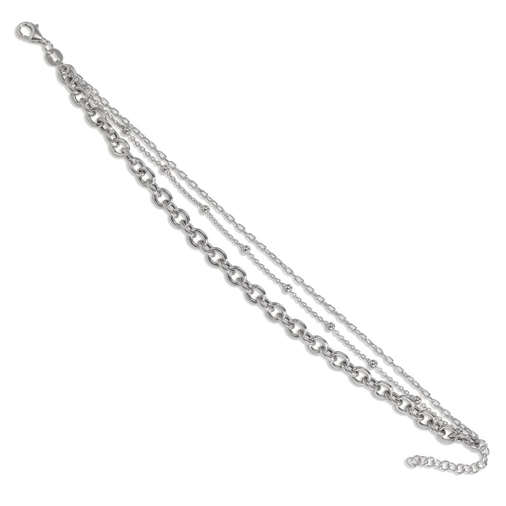 Bracciale Argento rodiato 17-19 cm