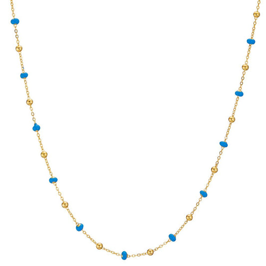 Collana Oro giallo 750/18 carati smaltato 42 cm