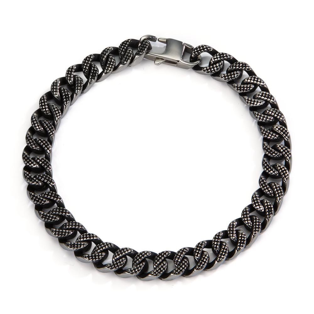 Bracciale Acciaio inossidabile nero rivestimento IP 20.5 cm