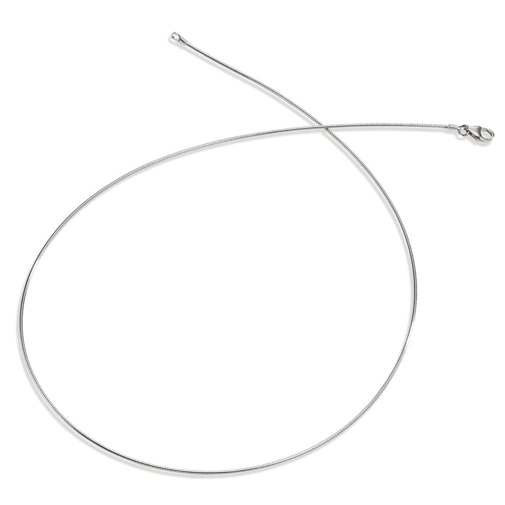 Collana Argento rodiato 45 cm